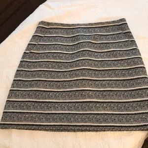 Ann Taylor tweed textured mini skirt.